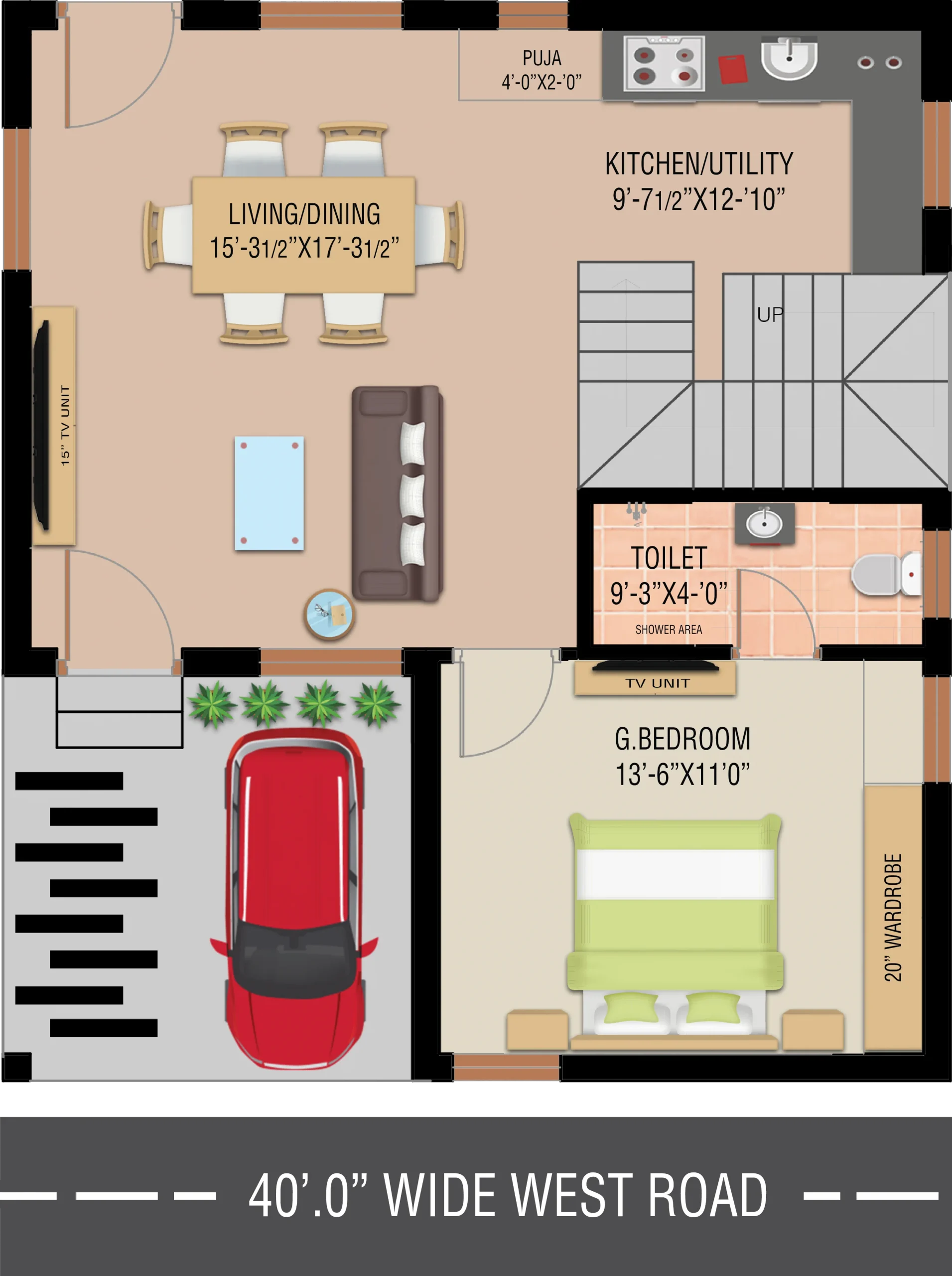 Duplex west plan